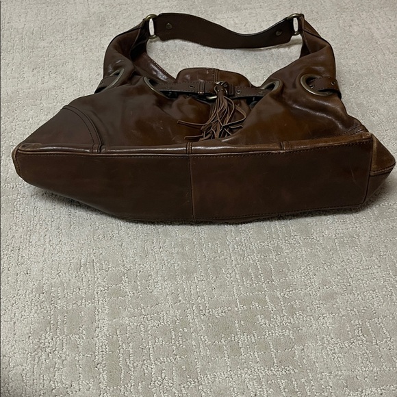 hype Brown Leather Shoulder Bag - Picture 5 of 5